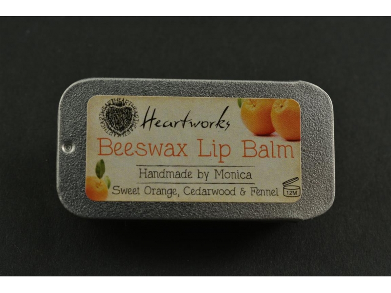 Beeswax Lip Balm with Cedarwood, Bergamot and Fennel.