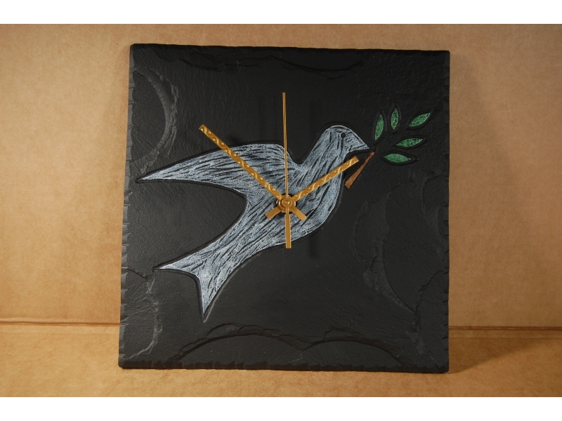 dove of peace clock