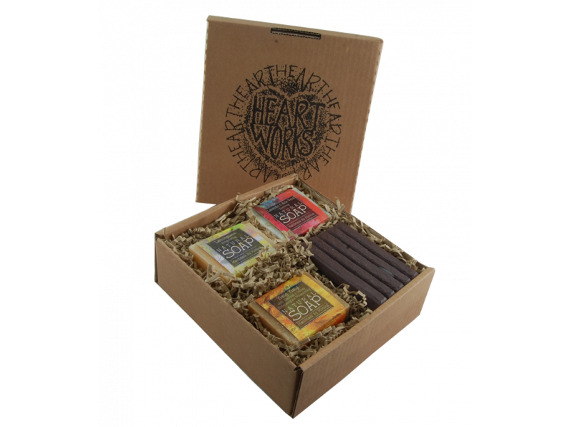 handmade natural soap gift box