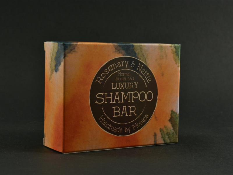Rosemary and nettle shampoo bar