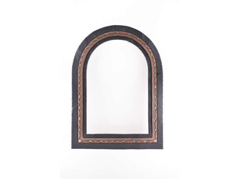 romanesque slate mirror