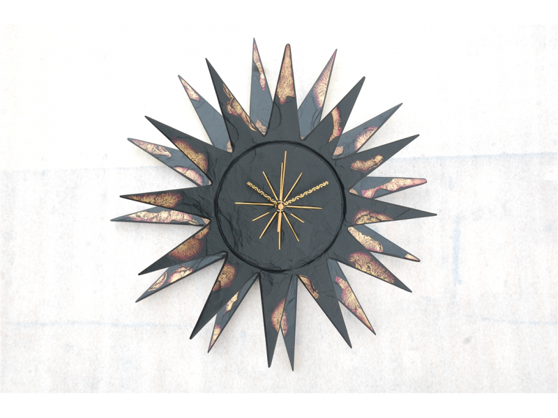 slate sun clock