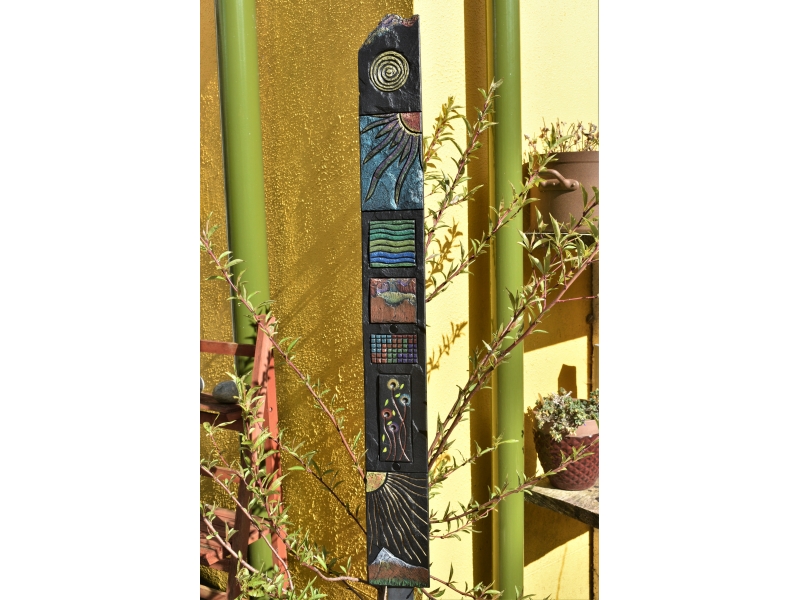 Slate Totem for Patio