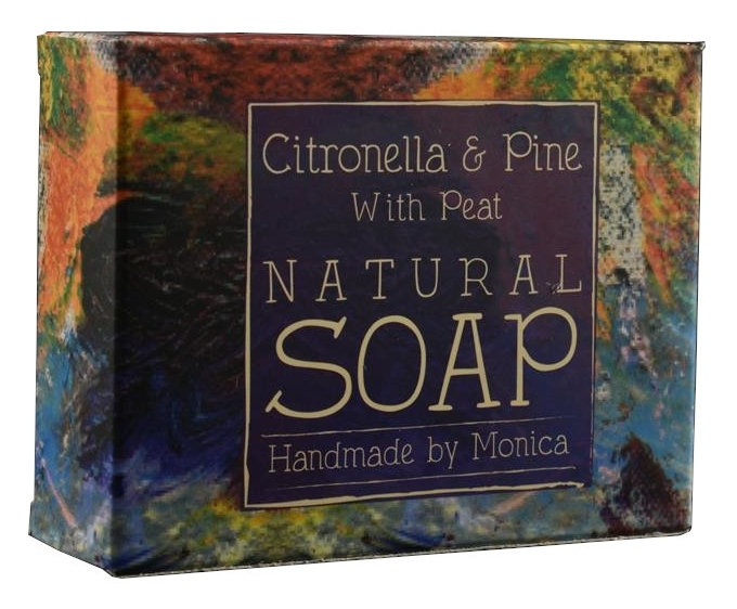 Palm Free Natual Soap Citronella and Pine with Peat