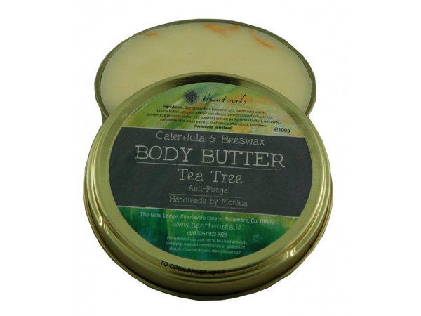 All Natural Body Butter with Calendula and Beeswax Tea Tree