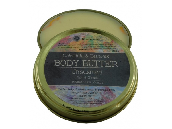 All Natural Body Butter with Calendula and Beeswax Unscented