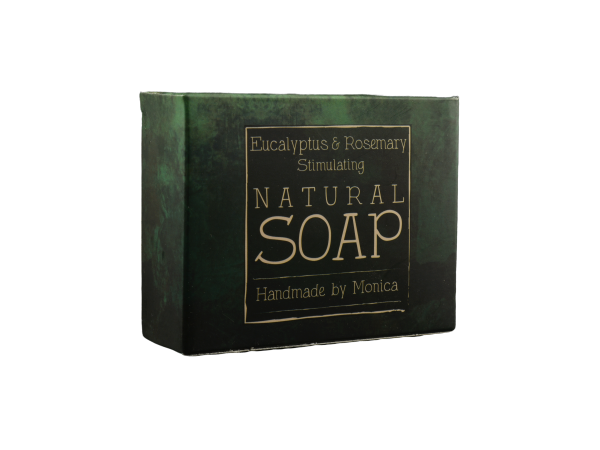 Natural Handmade Soap with Eucalyptus and Rosemary