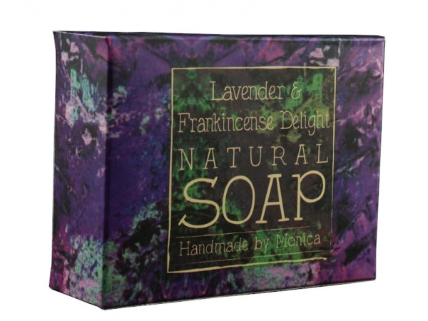 Palm Free Natural Handmade Soap 'Lavender & Frankincense Delight'